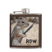 Sportsman Squirrel Flask Heupfles (Voorkant)