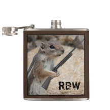 Sportsman Squirrel Flask