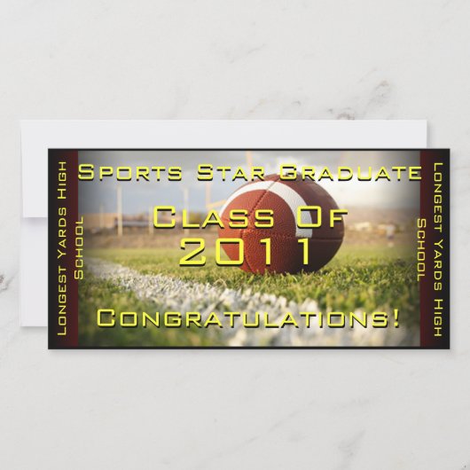 Sportster (Voetbal) - Diploma Kaart (Voorkant)