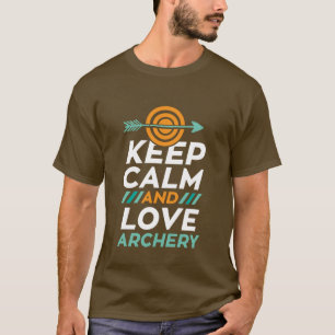 SportT-shirt met kalm- en liefdesarchitectuur T-shirt
