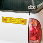 Sportteam Bumpersticker (Op Truck)