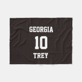 Sportteam voor persoonlijke licentie fleece deken (Voorkant (Horizontaal))