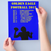 Sportteamschema Flyer (Hand)