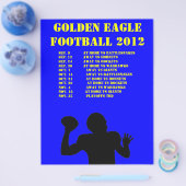 Sportteamschema Flyer (Enkel)