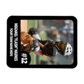 Sportteamspeler (3"x4"in) Fotomagneet Magneet (Horizontaal)