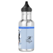 Sportthema Basketball en speler Waterfles (Rechts)