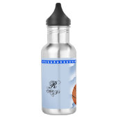 Sportthema Basketball en speler Waterfles (Links)