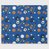 Sportthema Cadeaupapier (Vlak)