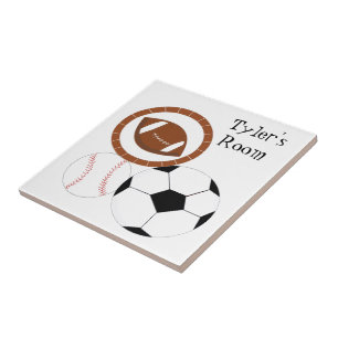 Sportthema - Naam Tegeltje