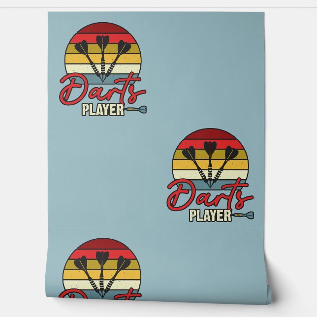 Sportuitrusting - 3 Darts - Darts Speler 1 Behang (Afrollen)
