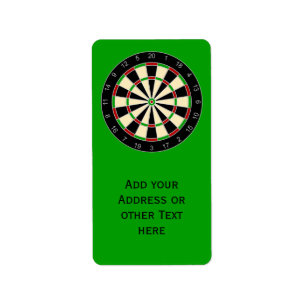 Sportuitrusting - Dartbord 1 Etiket