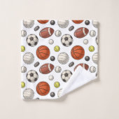 Sportuitrustingspatroon Bad Handdoek (Wasdoekje)