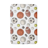 Sportuitrustingspatroon Badmat (Voorkant Verticaal)