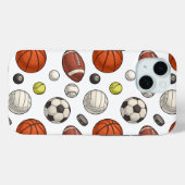 Sportuitrustingspatroon Case-Mate iPhone Case (Achterkant (horizontaal))