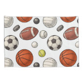 Sportuitrustingspatroon Kussensloop (Achterkant-Rechts)