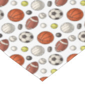 Sportuitrustingspatroon Tafelkleed (Gekanteld)