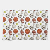 Sportuitrustingspatroon Theedoek (Horizontaal)