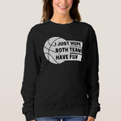 Sportventilatoren voor de game Ik hoop alleen dat  Trui (Voorkant)