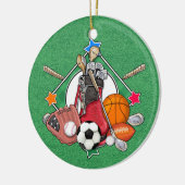 Sportversiering - SRF Keramisch Ornament (Links)