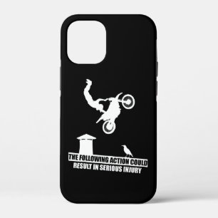 Sportvuilnismotorfietsen met wieltjes iPhone 12 mini hoesje