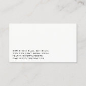 Sportwagen | Auto Services Visitekaartje (Achterkant)