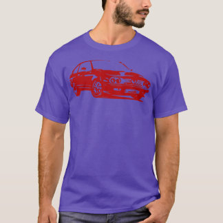 sportwagen gtv6 rood t-shirt