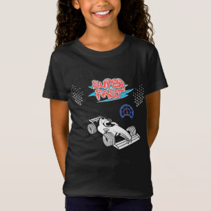 Sportwagen ontwerp t-shirt