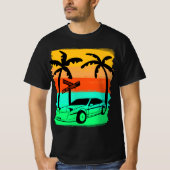  Sportwagen Strand Front Elektrisch Shirt (Voorkant)