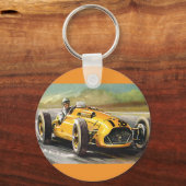  sportwedstrijden, Gele racewagen Sleutelhanger (Voorkant)