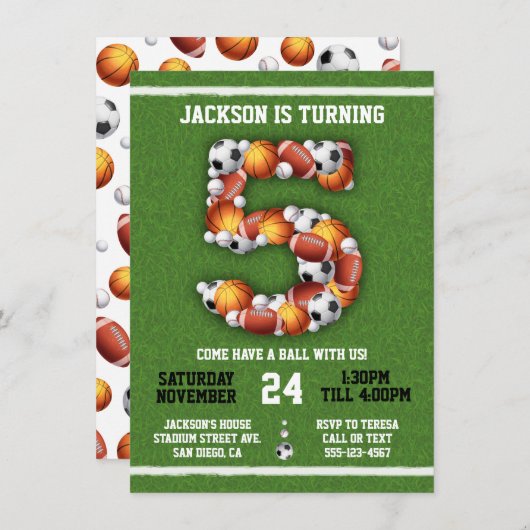 Sportwedstrijden met de grootste afstanden kaart (Voorkant / Achterkant)