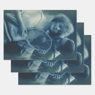  sportwennis, liefde en Romance Inpakpapier Vel