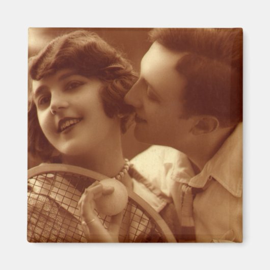  sportwennis, liefde en Romance Magneet (Voorkant)