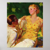  sportwennis, liefde en Romance Poster (Voorkant)