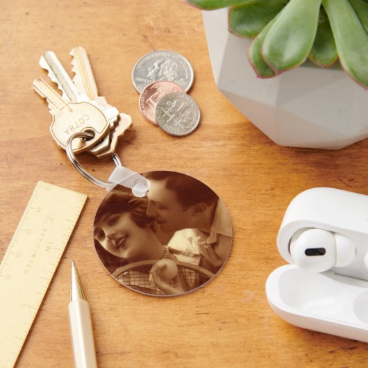  sportwennis, liefde en Romance Sleutelhanger (Bureau)