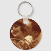  sportwennis, liefde en Romance Sleutelhanger (Achterkant)