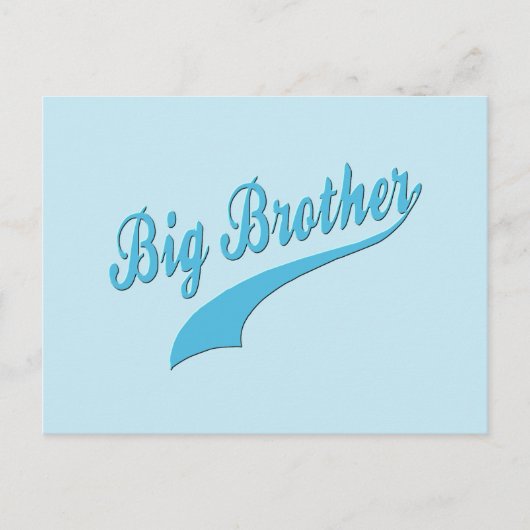 Sporty Big Brother Briefkaart (Voorkant)