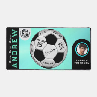 Sporty Birthday Gift For Kids | Custom Soccer Bureaumat