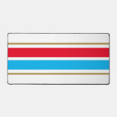 Sporty Bright Rouge Blanc Ciel Bleu Stripes De Cou (Recto)