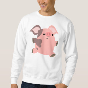 Sporty Cartoon Pig T-shirt