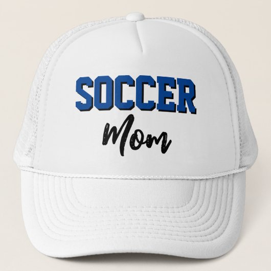 Sporty Chic Soccer Mam Trucker Pet (Voorkant)