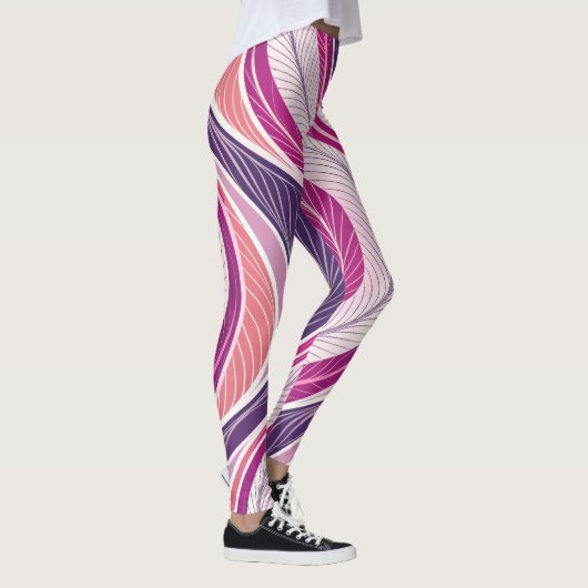 Sporty Feminine Seamless Pattern for Leggings and (Rechts)