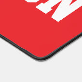 Sporty Fun CHAMPION White Text On Bright Red Bureaumat (Hoek)