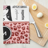 Sporty & Girly Cool Leopard Sports / Serviette de  (Quart Plié)