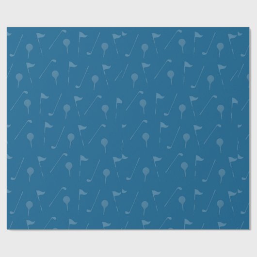 Sporty Golf Gift Wrap for Golf Lovers Cadeaupapier (Vlak)