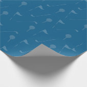 Sporty Golf Gift Wrap for Golf Lovers Cadeaupapier (Hoek)