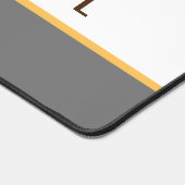 Sporty Grey White Racing Stripes PICKLEBALL Texte (Coin)