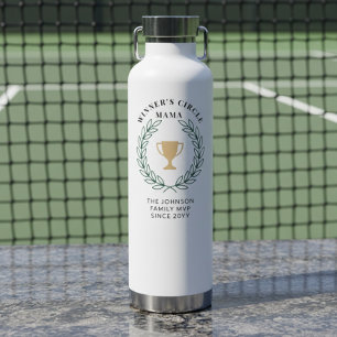 Sporty Mama Club Krans Familienaam MVP Waterfles