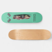 Sporty Race Car Skateboard (Horizontaal)