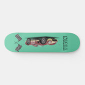 Sporty Race Car Skateboard (Horizontaal)