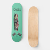 Sporty Race Car Skateboard (Voorkant)
